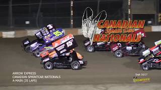 Canadian Sprintcar Nationals 2017 Ohsweken Speedway