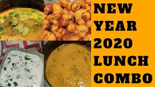 NEW YEAR 2020 LUNCH COMBO| Family Cooking| R.P Shravan, Shantha Paati, Pratap Raghavan,Sudha Prathap