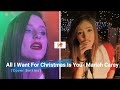 First To Eleven VS Against The Current 'All I Want For Christmas Is You' (Cover Battles)