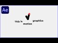 Minimal Circle Motion Graphics Text Animation in After Effects - After Effects Tutorial #2