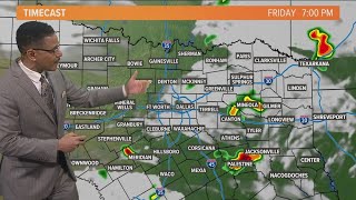 DFW weather: Full weekend storms forecast for North Texas