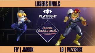 FLY | Jmook vs LG | Wizzrobe - Platfight 2024 - Smash Melee: Losers Finals