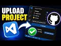 How To Upload Project To GitHub With Visual Studio Code
