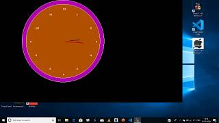 How to create clock using c program (#graphics)