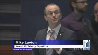 Councillor Mike Layton goes Frank Underwood