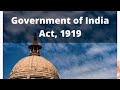 montagu chelmsford reforms the government of india act of 1919