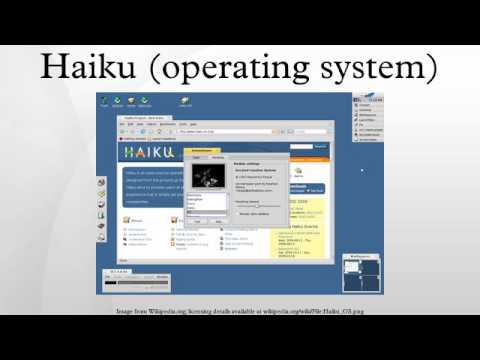 Haiku (operating System) - YouTube