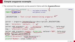 SciPro Python 2024: 22 - Command line arguments