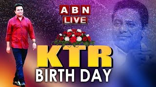 కేటీఆర్ బర్త్ డే సెలబ్రేషన్స్ LIVE | KTR Birthday Celebrations | Telangana Bhavan | Talasani | ABN