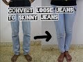 DIY: Convert Loose Jeans to Skinny Fit Ankle Length Jeans in Just 15 Mins DIY: Convert Loose Jeans to Skinny Fit Ankle Length Jeans in Just 15 Mins