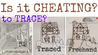 Is it CHEATING to TRACE in art?