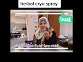 untuk  sakit sendi, gout, (herbal cryo spray)