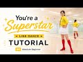 [Tutorial] You're a Superstar Line Dance Tutorial l 유아 어 슈퍼스타 라인댄스 설명영상 l Beginner l Linedancequeen 