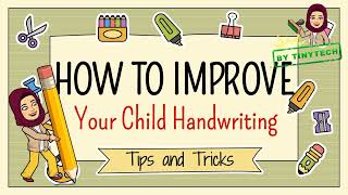 How to improve your kids handwriting||Handwriting tips and tricks by TinyEdTech