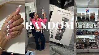 VLOG | first vlog on my DJI pocket 3, nail appointment, working + target run and MORE