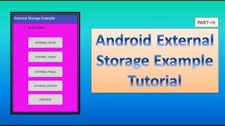 Android External Storage Example Tutorial,part-3,#89