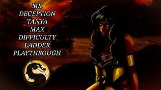 Mortal Kombat Deception: Tanya Max Difficulty Ladder Playthrough