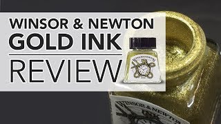 Winsor \u0026 Newton GOLD Drawing Ink REVIEW - Video #106