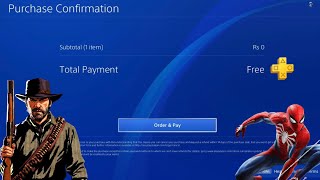 How to unlock PS PLUS FREE monthly games by redeeming PSN CODE