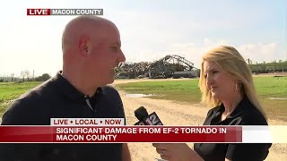 Confirmed Ef 2 Tornado Hit Macon County