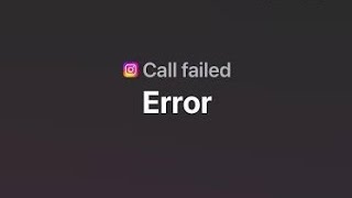 Fix instagram call problem 2025 | Instagram call failed error | Instagram call ended problem