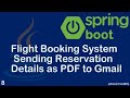 Send Booking Details as PDF to Gmail Using Spring Boot || #java || #springboot || #programming
