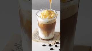 카라멜마끼아또 만들기❄️ㅣCaramel macciatoㅣ홈카페 레시피