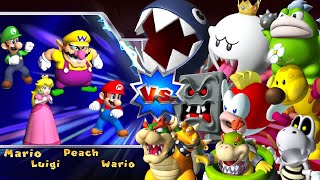 Mario Party 9 - All Bosses (Boss Rush)