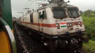 12162 Lashkar Express | Agra cantt Mumbai LTT weekly Express | crossing Mumbai Gareeb Rath