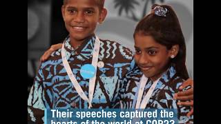 Timoci \u0026 Shalvi - Fiji's Youngest Climate Stars