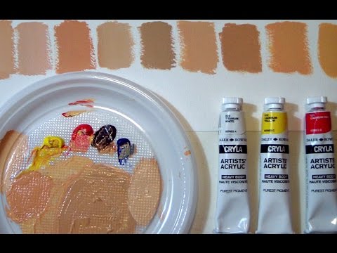 FIFTY SHADES OF...SKIN - How to mix CAUCASIAN flesh tones by ART Tv FIFTY SHADES OF...SKIN - How to mix CAUCASIAN flesh tones by ART Tv