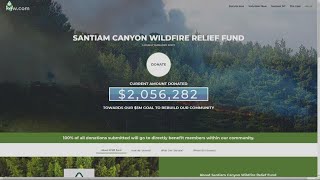 Donations pour in to Santiam relief fund