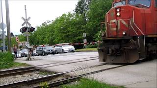 CN 5760 and 5768 rupert skytrain station 2017-06-19