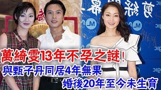 萬綺雯13年不孕之謎！與甄子丹同居4年無果，婚後20年至今未生育|大嘴娛記|#萬綺雯#甄子丹#不孕之謎#陳十三