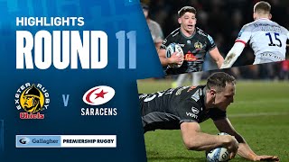 Exeter v Saracens - HIGHLIGHTS | Late Red Card Seals Result | Gallagher Premiership 2024/25