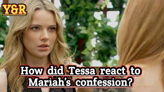 Young and the Restless: Tessa finally learns Mariah’s dark secret — and it changes everything!