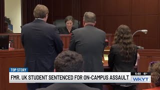 Former UK student sentenced for campus assault that was caught on video