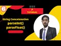 parseint and parsefloat javascript  tutorial