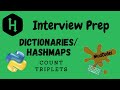 Count Triplets |Dictionaries and Hashmaps | HACKERRANK Solution | PYTHON | Interview Preparation Kit