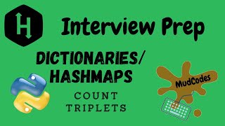 Count Triplets |Dictionaries and Hashmaps | HACKERRANK Solution | PYTHON | Interview Preparation Kit