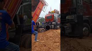 Dump Truck Thailand Viral 12 Million Viewers on Facebook #dumptruck #truck #shorts