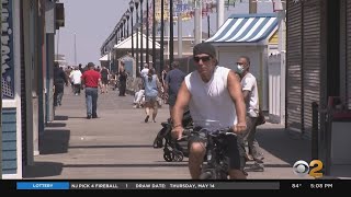NJ Residents Flock To Beaches, Boardwalks In Seaside Heights After Governor Gives OK To Open