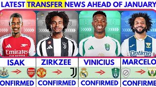 🚨THE LATEST CONFIRMED TRANSFER NEWS AND RUMOURS TRANSFERS 2024|ISAK, ZIRKZEE, VINICIUS, MARCELO🚨