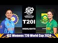 India vs South Africa Women Womens T20 World Cup Warm-up Match | SAW vs INDW Highlights - Cricket 24