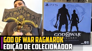 God of War Ragnarok EDIÇÃO de COLECIONADOR unboxing