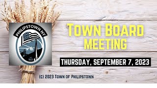 Philipstown Town Board Meeting September 7, 2023