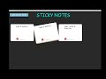 Sticky notes :- html , css & JavaScript