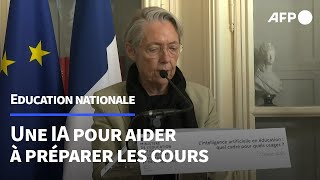 Éducation: création d'une IA à l'été 2025 pour aider les professeurs (ministre) | AFP Extrait