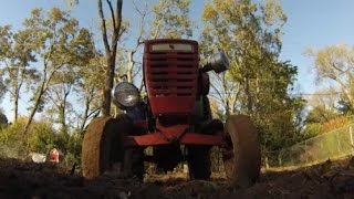 1967 Wheel Horse 657 operation and garden plowing