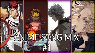 ANIME OPENING AND ENDING MIX #1 ( FULL SONGS )